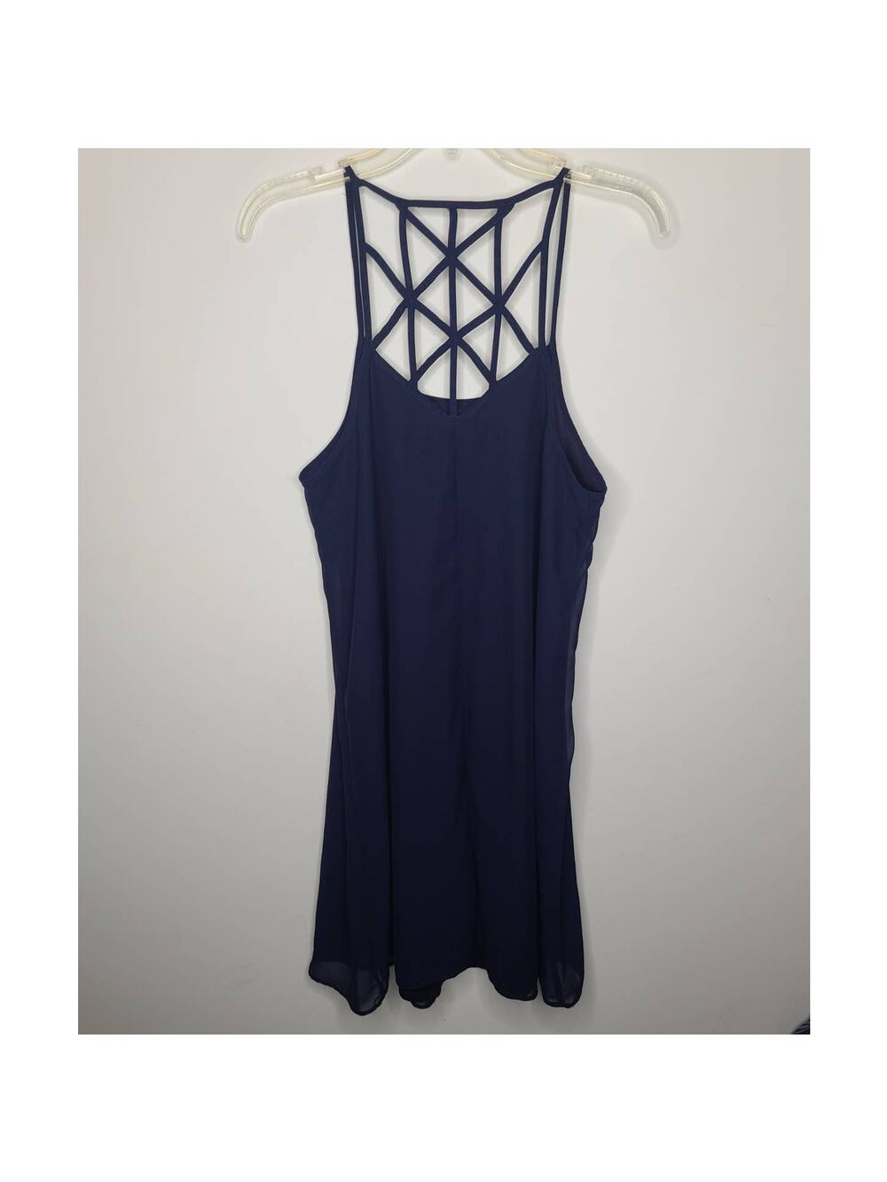 Charming Charlie navy sleeveless dress - medium
